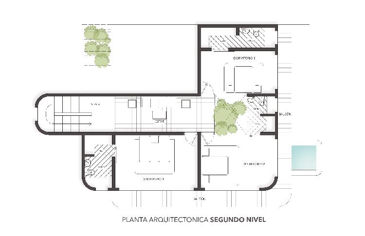 Proyecto cerrado de villas con diseño único